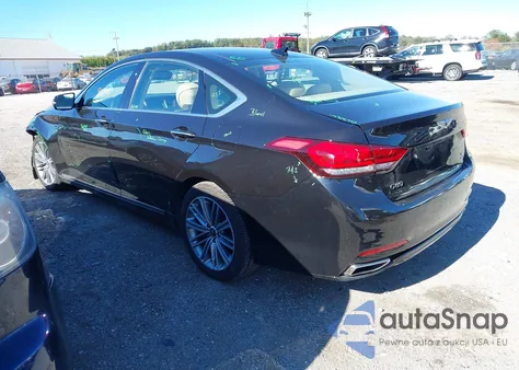 2018 Genesis G80 3.8 из США, поврежденный, VIN KMHGN4JE9JU249033